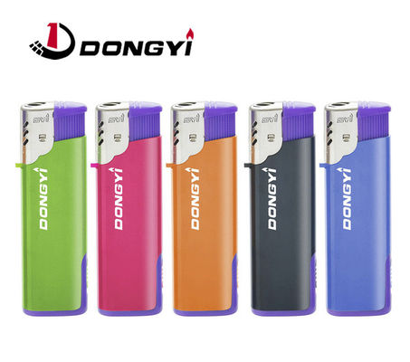 Customizable Windproof Lighter Flameless Electronic Lighter with LED Lamp DY-F003