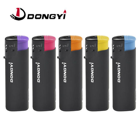 Customizable Windproof Lighter Flameless Electronic Lighter with LED Lamp DY-F003