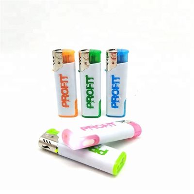 Customized Request Electronic Disposable Windproof Lighter with LED From Customization
