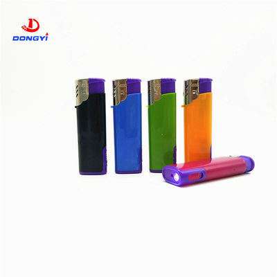 Customized Request Electronic Disposable Windproof Lighter with LED From Customization