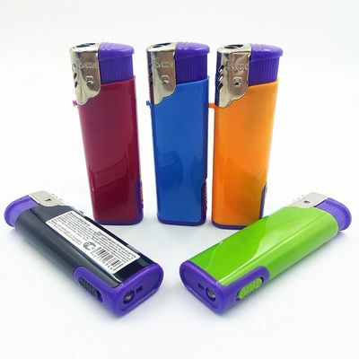 Windproof Gas Lighter With LED Light And Advanced Ignition System Dy-F003
