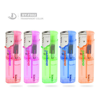 Dy-F002 Windproof Electronic Gas Turbo Flame Lighter with ISO994 Certification