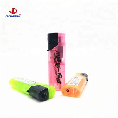 Transparent Color Fashion Electronic Windproof Gas Lighter with Advanced Technology