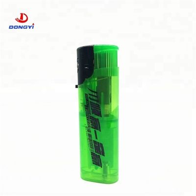 Transparent Color Fashion Electronic Windproof Gas Lighter with Advanced Technology