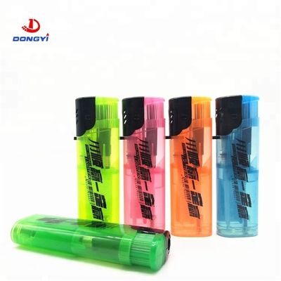 Transparent Color Fashion Electronic Windproof Gas Lighter with Advanced Technology
