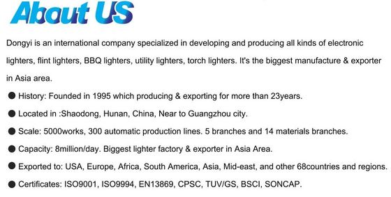 Windproof Gas Lighter DY-F002 Customized To Meet Your Requirements