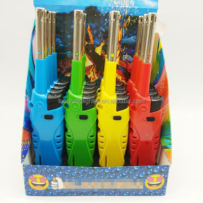 Customized Dy-B003 Long Gas Windproof Kitchen BBQ Lighter with Customization Option