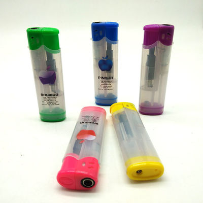 Torch Dy-F005 Model Plastic Windproof Butane Gas Lighter for Cigarette and Candle