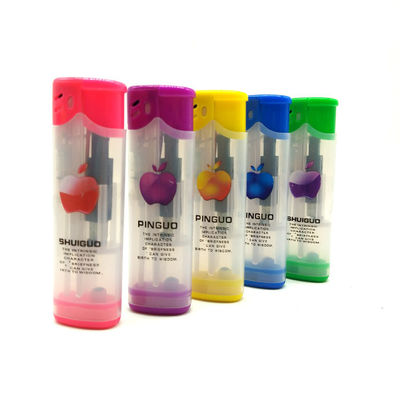 Torch Dy-F005 Model Plastic Windproof Butane Gas Lighter for Cigarette and Candle