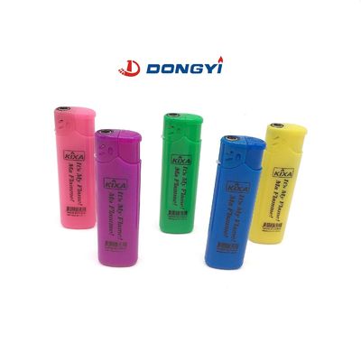 Torch Dy-F005 Model Plastic Windproof Butane Gas Lighter for Cigarette and Candle