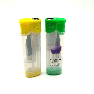 Windproof Lighter with ISO9994 Standard and Kid Resistant Pusher Design British Style