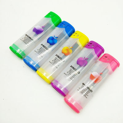 DY-F005 Torch Multi Colored Refillable Windproof Plastic Lighter for Model NO. DY-F005