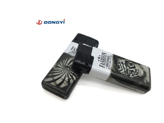 Customized Colorful Label Fashionable Cigarette Lighter for European and American Model NO. DY-F007 Plastic