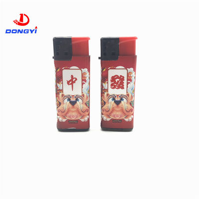 Custom Logo Refillable Plastic Cigarette Lighter Gas Lighters Encendedores Convenient