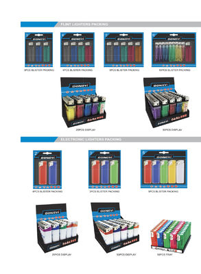 Custom Logo Gas Lighters Plastic Windproof Refillable Smoking Lighter 80.4*22*11.3mm