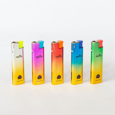 Fashionable Design Dy-F018 Windproof Plastic Gas Lighter with Customization Option