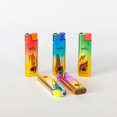 Fashionable Design Dy-F018 Windproof Plastic Gas Lighter with Customization Option