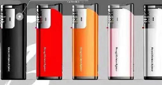 Model NO. DY-F029 Disposable Windproof Gas Lighter with LED and Customized Electronic