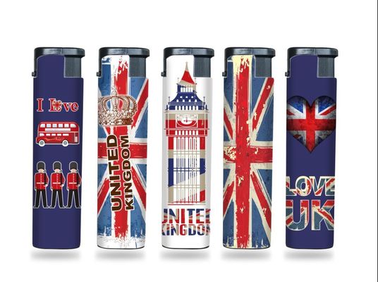 Windproof Gas Lighter Creative Poker Design for Outdoor Activities Model NO. DY-F028