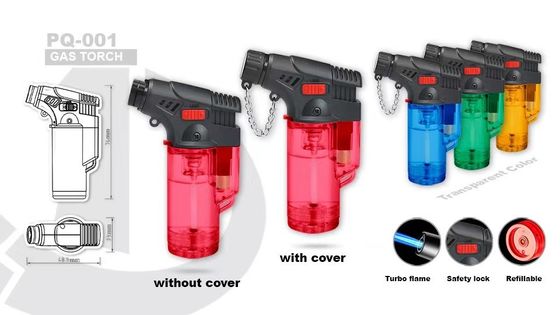 Customized Request US 0.01/Piece Samples Request Sample Dy-Pq001 Refillable Torch Lighter