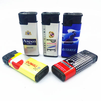 Refillable Windproof Electric Lighter with and EUR Standard 6.8*2.58*1.3 Dy-F007
