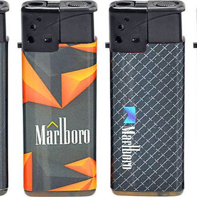 Custom Print Carton Windproof Electric Cigarette Lighter Refillable and Customizable
