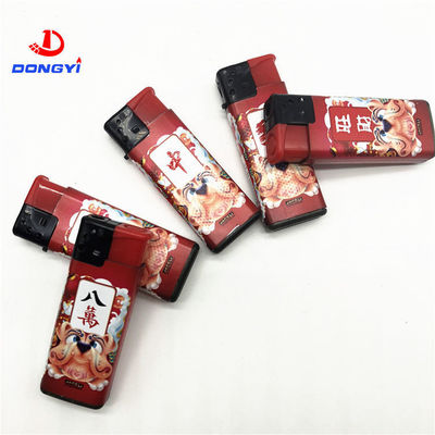 Custom Print Carton Windproof Electric Cigarette Lighter Refillable and Customizable