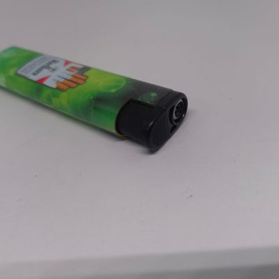 Customized Request Windproof Stylish Jet Blue Flame Novelty Gas Lighters in Dongyi