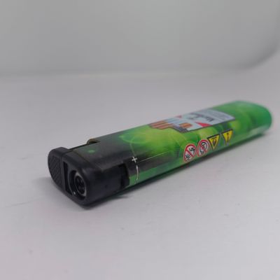 Customized Request Windproof Stylish Jet Blue Flame Novelty Gas Lighters in Dongyi