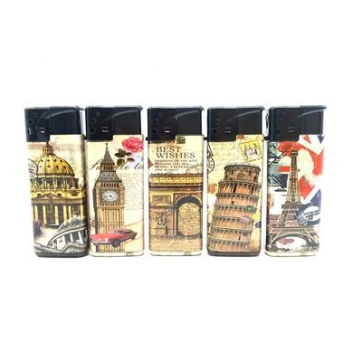 Model NO. DY-F007 Plastic Electronic Turbo Flame MINI Lighters For Advertising Gifts