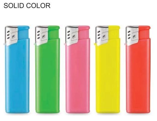 Europe Standard Refillable Disposable Metal Gold Electronic Gas Lighter for Cigarette