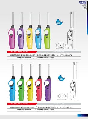 12*2.67*1.41 CM Plastic BBQ G Lighter Kitchen with ISO22702 Dongyi Develop Dy-B009