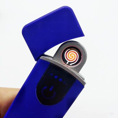 Plastic Portable USB Touch Induction Charging Electronic Cigarette Lighter 8.2*2.3*0.95 cm