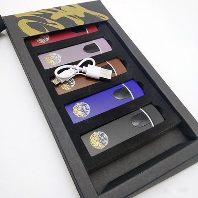 Customization Elegant And Durable USB Flameless Fire Lighter With Plastic Material