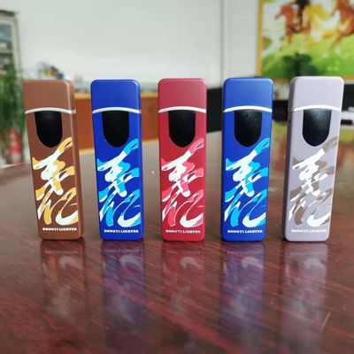 Custom Logo USB Rechargeable Plasma Lighter Electronic Refillable