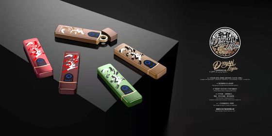 Eco-Friendly USB Rechargeable Tungsten Wire Electronic Lighter with Custom Image Logo