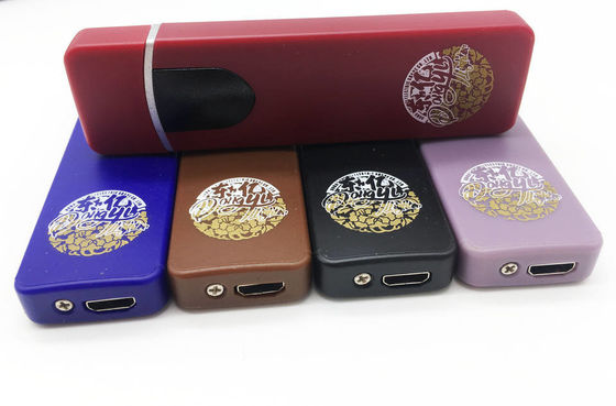 Customized USB Plastic Windproof Electronic Fingerprint Cigarette Lighter for Smoking