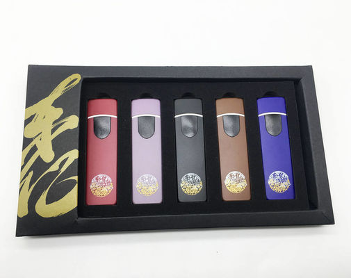 Customized USB Plastic Windproof Electronic Fingerprint Cigarette Lighter for Smoking