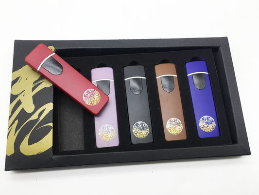 Customized USB Plastic Windproof Electronic Fingerprint Cigarette Lighter for Smoking