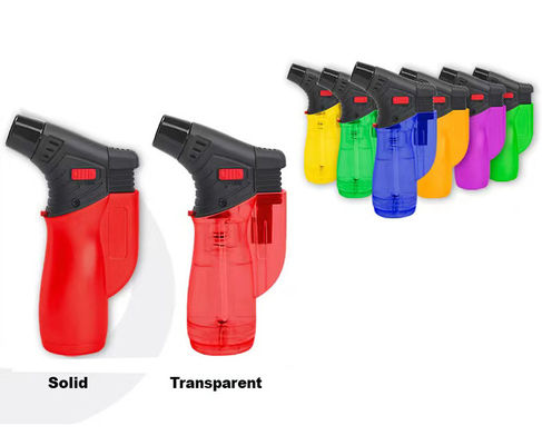Flint Function Adjustable Windproof Butane Gas Micro Jet Torch Cigar Lighter for Safe